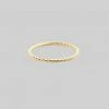 CLASSICS Gold Twisted Midi Ring - 14K Gold Plated Rings