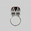 HALLOWEEN 2021 Rings TEMPLE OF CHAMBERS. Garnet CZ Cathedral Ring - Silver