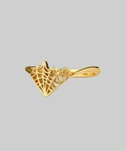 CLASSICS Rings NARCISSA. Web Ring - Gold