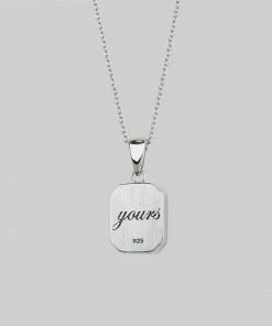 CLASSICS HEART KEEPER. Anatomical Heart Under Glass Necklace - Silver Necklaces & Chains