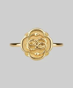 CLASSICS Rings OUROBOROS. Infinite Snake Gold Ring
