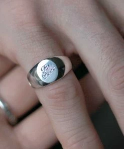 CLASSICS TILL DEATH. Promise Signet Ring Promise Rings