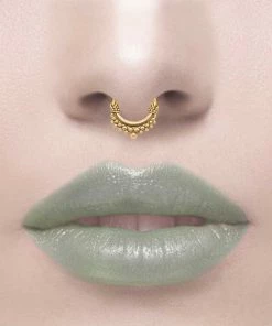 CLASSICS ANNORA MINI. Gold Tibetan Septum Ring - Piercing