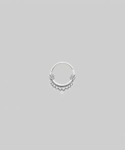 CLASSICS ANNORA MINI. Silver Tibetan Septum Ring - Piercing