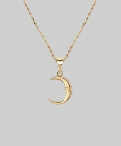 CLASSICS ELIN. Sun & Moon Layering Necklaces - Gold Necklaces & Chains