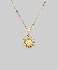 CLASSICS ELIN. Sun & Moon Layering Necklaces - Gold Necklaces & Chains