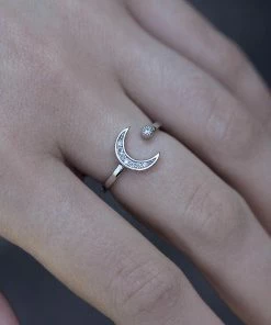 CLASSICS Rings INDU. Moon & Star Ring