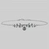 CLASSICS DARK BLOOM. Black Mother Of Pearl Choker - Silver