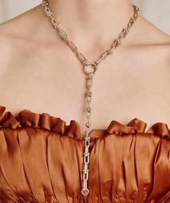 AW21 ARMOUR. Multiway U Ball Link Chain Necklace - Silver Necklaces & Chains