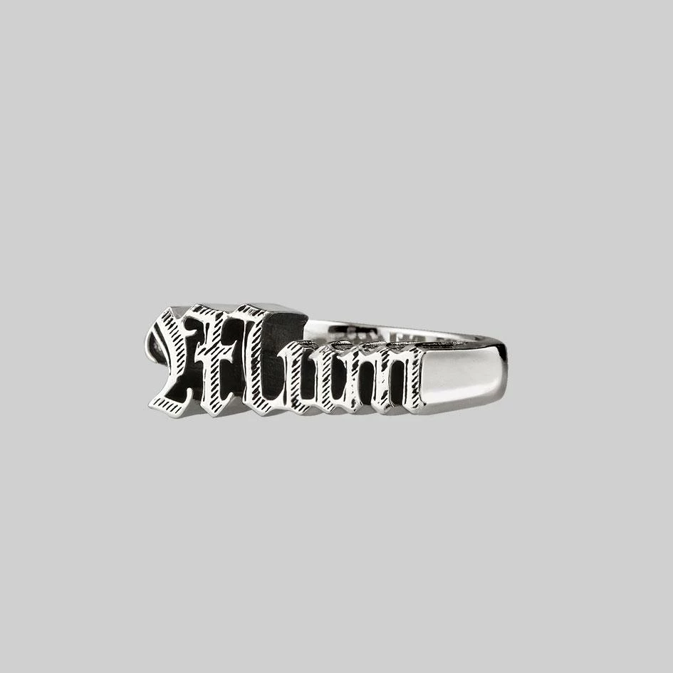 CLASSICS Mum Word Ring - Silver 2 CLASSICS Mum Word Ring - Silver