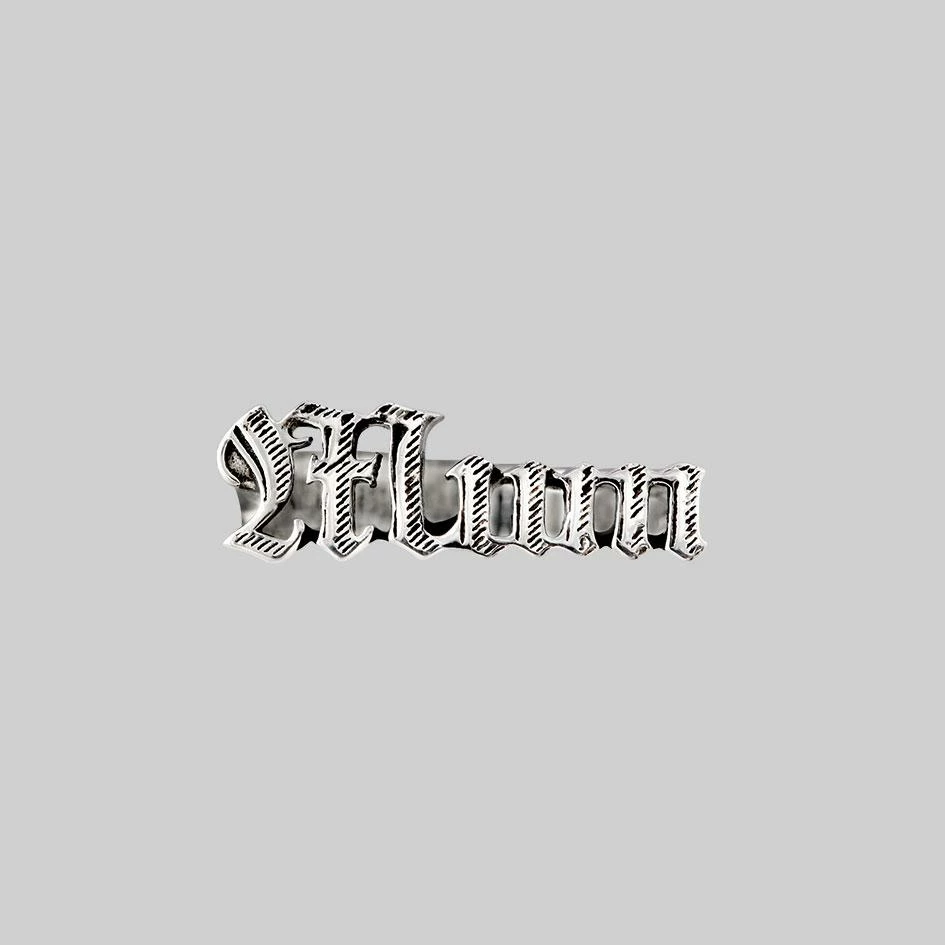 CLASSICS Mum Word Ring - Silver 1 CLASSICS Mum Word Ring - Silver