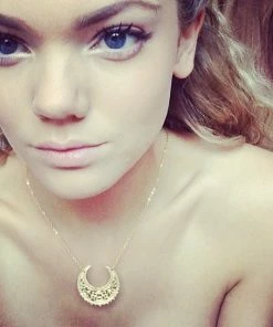 End Of Line EASTERN CRESCENT. Silver Necklace Necklaces & Chains