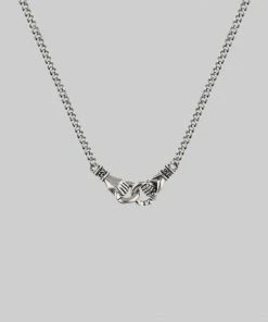 CLASSICS UNITY. Linking Hands Necklace - Silver