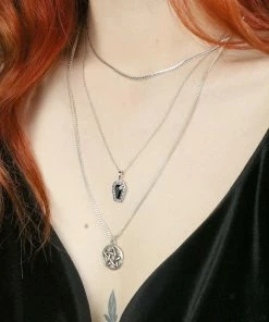 CLASSICS Necklaces & Chains ENDORA. Silver Pentagram Necklace
