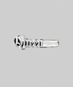 CLASSICS Rings Queen Word Ring - Silver