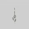CLASSICS Earrings REVOLT. Rose Charm Sterling Silver Single Earring