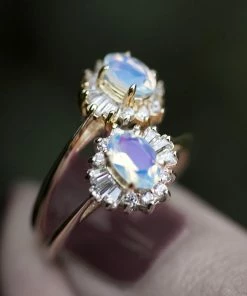 CLASSICS AURELIA. Opal Cluster Gold Ring Rings