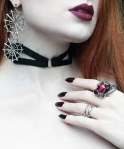 CLASSICS LUCIFER. Silver Snake Wrap Ring