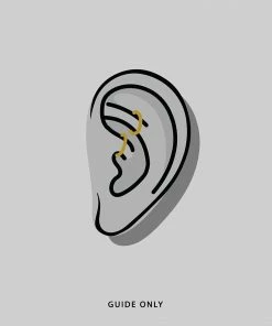 CLASSICS SLINK. Silver Snake & Heart Daith Ring