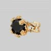 CLASSICS UTOPIA. Gold & Onyx Roses Ring Rings