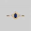 CLASSICS Rings HAWTHORNE. Detailed Royal Blue Gold Ring