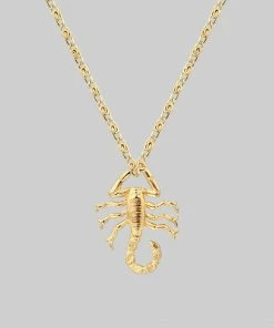 CLASSICS Necklaces & Chains NOXIOUS. Scorpion Charm Necklace - Gold