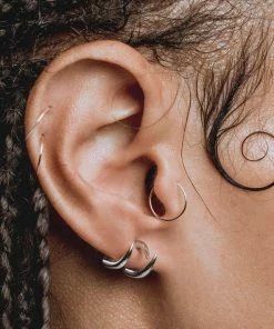 CLASSICS FAWN 3. Three Claw Talon Earrings - Silver