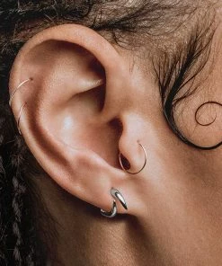 CLASSICS FAWN 2. Two Claw Talon Earrings - Silver