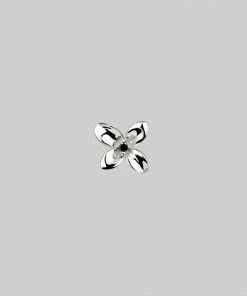 CLASSICS Earrings ISLA. Clematis Flower Stud Earring - Silver