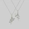 CLASSICS Necklaces & Chains Cupid & Psyche Lovers Layering Necklace - Silver