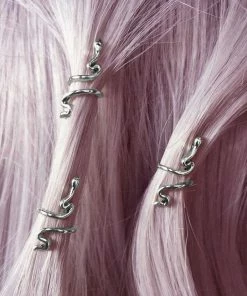 CLASSICS MARTHA. Snake Hair Twists - Silver