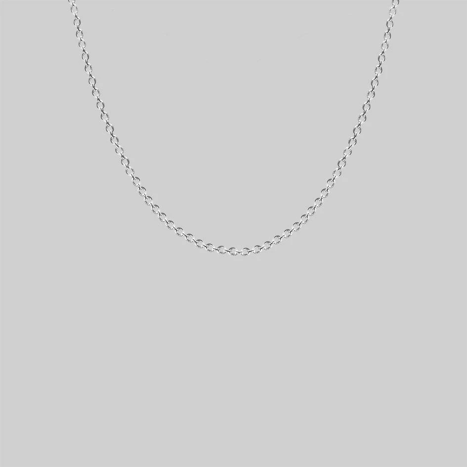 CLASSICS Necklaces & Chains Simple Trace Chain - Silver 1 CLASSICS Necklaces & Chains Simple Trace Chain - Silver