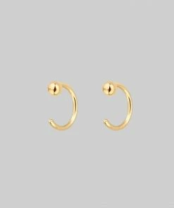 CLASSICS Ball Huggie Hoop Earrings - Gold