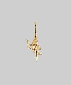 CLASSICS Cupid & Psyche Lovers Hoop Earrings - Gold