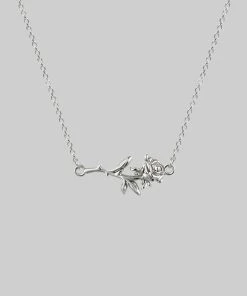 CLASSICS AMOR. Rose Stem Necklace - Silver