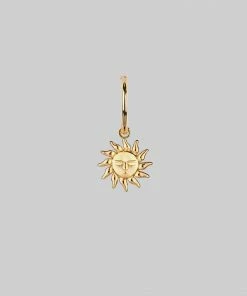 CLASSICS ELIN. Sun & Moon Hoop Earrings - Gold