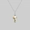End Of Line REVENANT. Skull Poison Box Necklace - Silver Necklaces & Chains