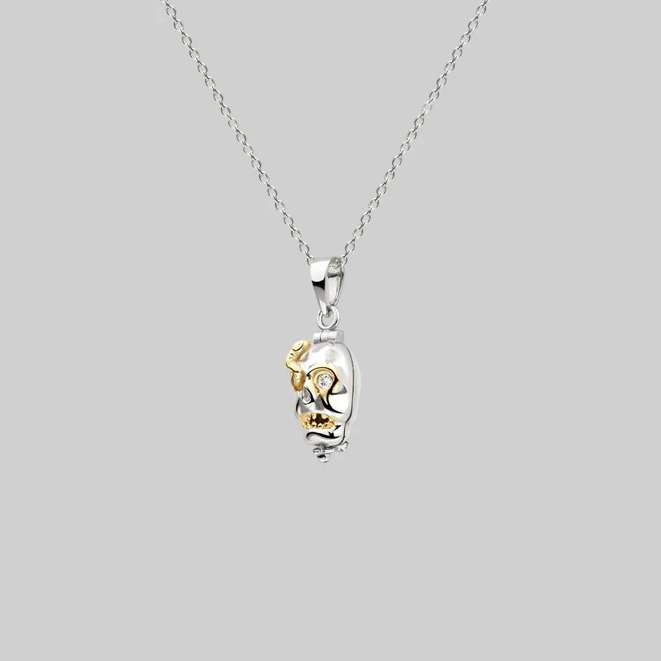 End Of Line REVENANT. Skull Poison Box Necklace - Silver Necklaces & Chains 5 End Of Line REVENANT. Skull Poison Box Necklace - Silver Necklaces & Chains