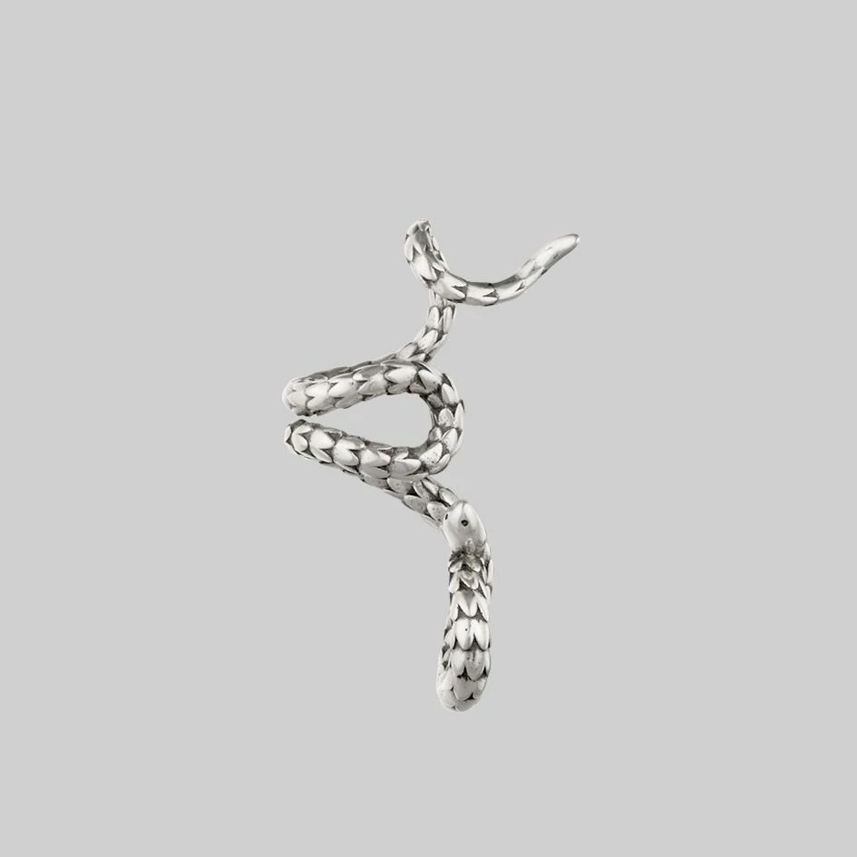 CLASSICS MINERVA. Snake Ear Wrap Cuff - Silver 3 CLASSICS MINERVA. Snake Ear Wrap Cuff - Silver