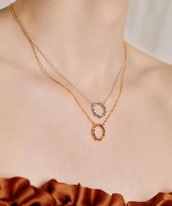 AW21 Necklaces & Chains DEVISE. Double Headed Snake Twist Necklace - Gold