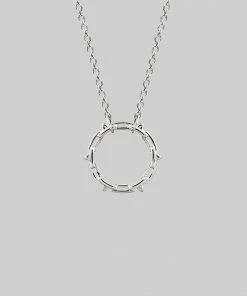 AW21 Necklaces & Chains LUCIA. Spiked Chain Necklace - Silver