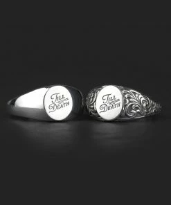 CLASSICS TILL DEATH. Promise Signet Ring Promise Rings