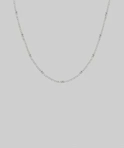 End Of Line JADE. Sunburst Chain - Silver Necklaces & Chains