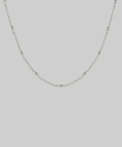End Of Line JADE. Sunburst Chain - Silver Necklaces & Chains