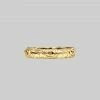 CLASSICS Rings MAUD. Scroll Detail Band Ring - Gold