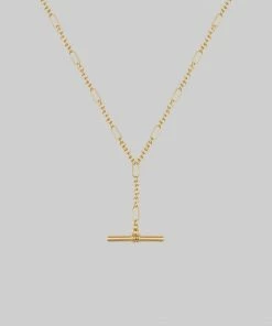 End Of Line Necklaces & Chains The T-Bar Chain - Gold