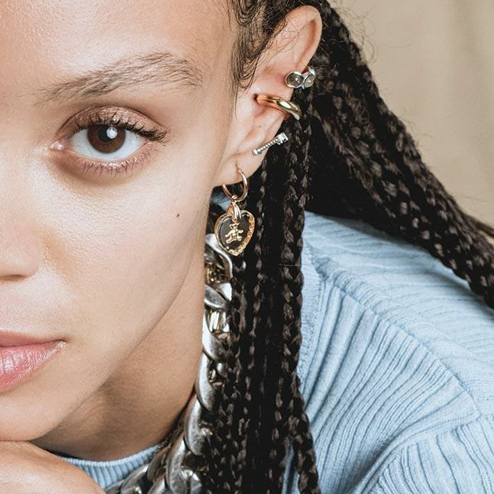 End Of Line Earrings ORBIT. Chunky Conch Ear Cuff - Gold 2 End Of Line Earrings ORBIT. Chunky Conch Ear Cuff - Gold