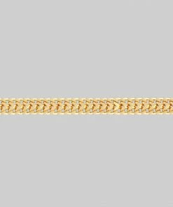 CLASSICS SOLACE. Wide Curb Chain Choker - Gold