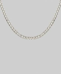 End Of Line REGARD. Cross Link Chunky Chain Necklace - Silver