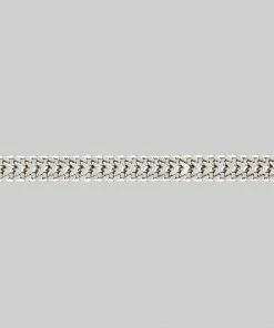 CLASSICS SOLACE. Wide Curb Chain Choker - Silver Necklaces & Chains